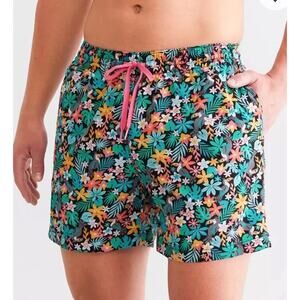 Chubbies The Bloomerangs 5” Classic Swim Trunks Men's Size Small Toucan Tropical